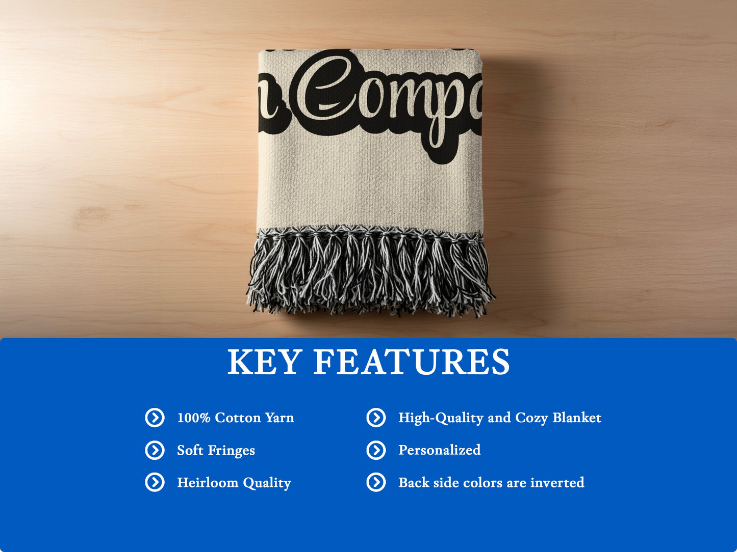 High-Quality and Cozy Blanket Personalized product type