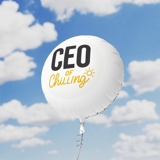 CEO of Chilling | A Retirements Dream | Personalized Mylar Ballons 11in or 22in - Retiree Gifts Retirement Party