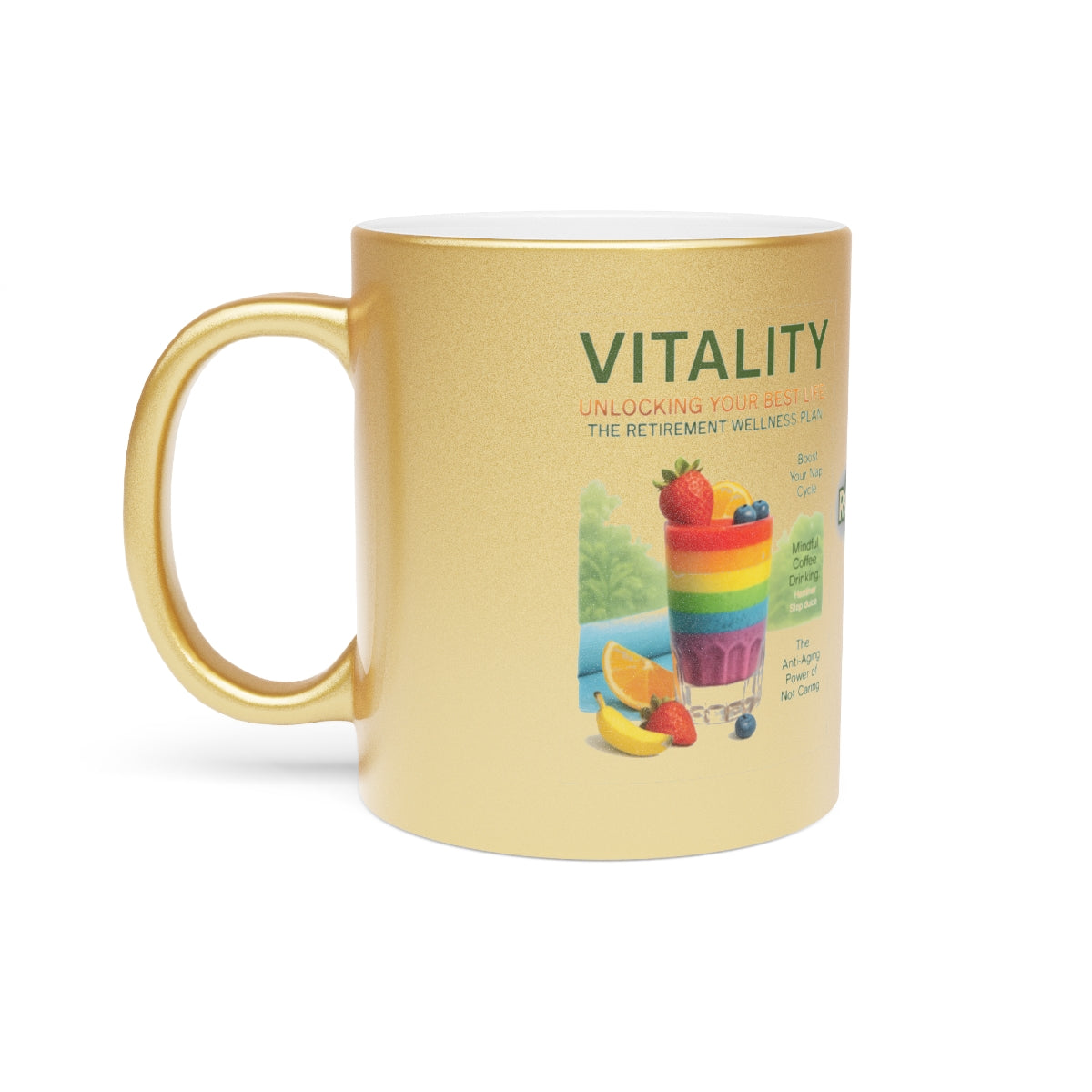Vitality Unlocking Your Best Life Colorful Mug