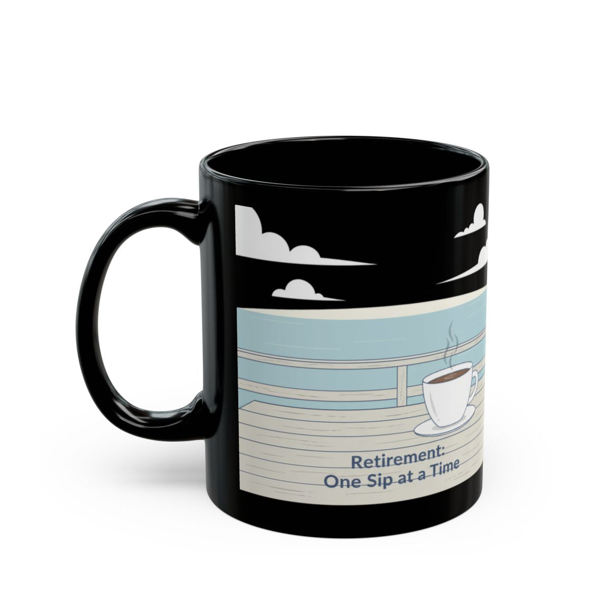 Retirement One Sip at a Time Artistic Mug
