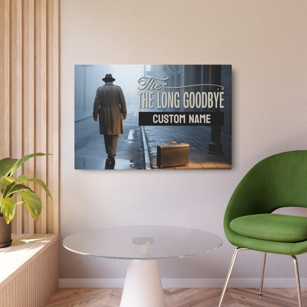 The The Long Goodbye Personalized Retirement Metal Art Sign - Retiree Gifts Retirement Party