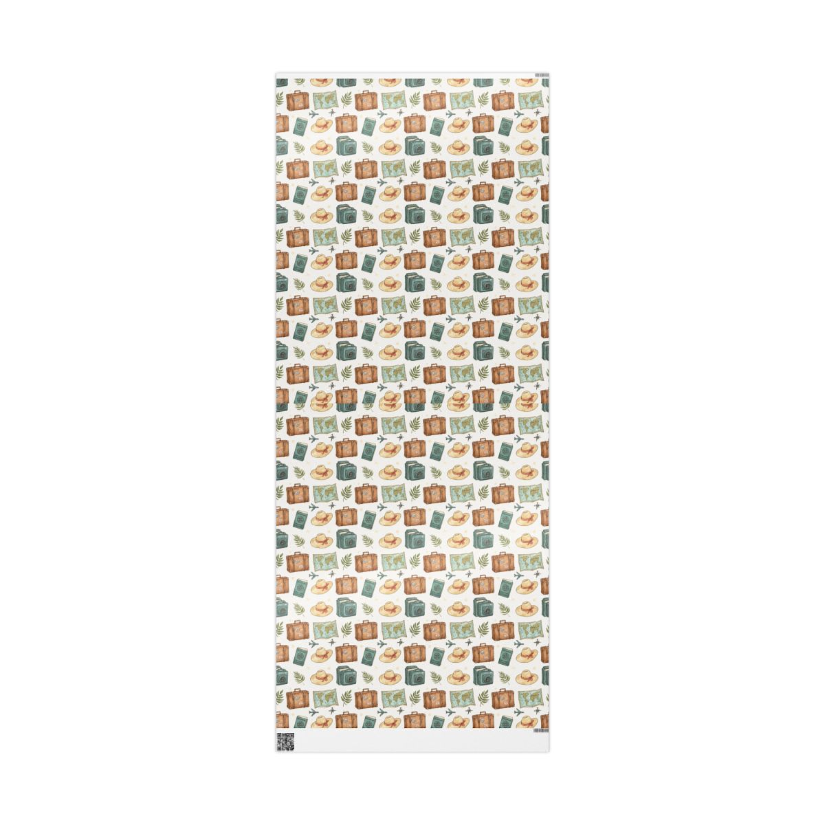 Vintage-Themed Travel Suitcase Patterned Yoga Mat