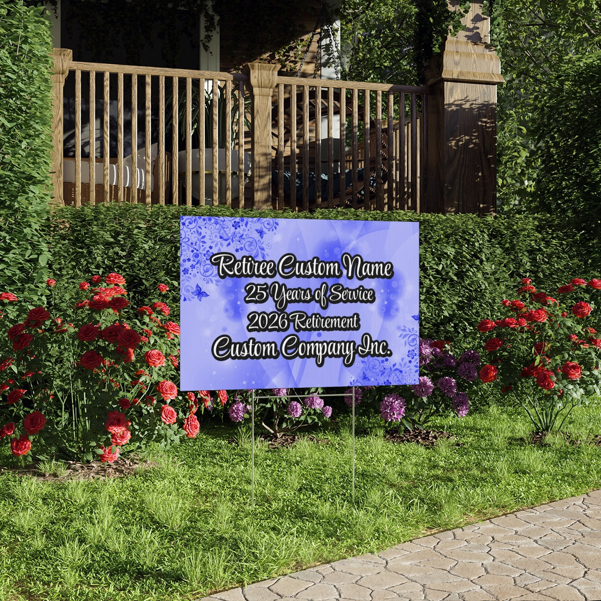 Retiree Custom Name 25 Years of Service Retirement product