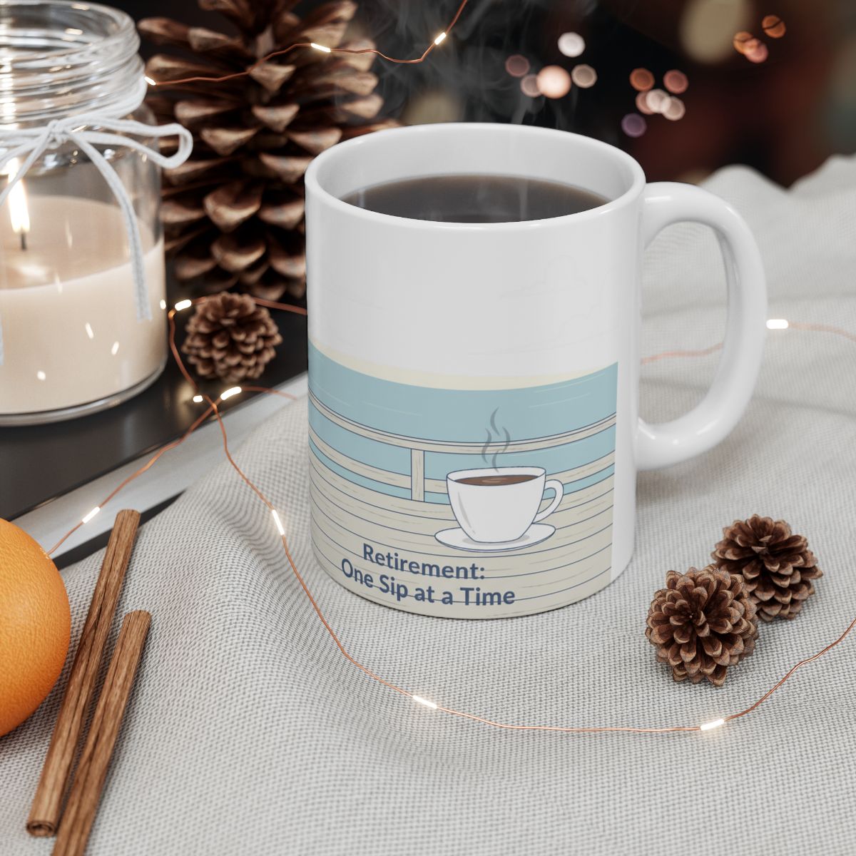 Retirement One Sip at a Time Coffee Mug