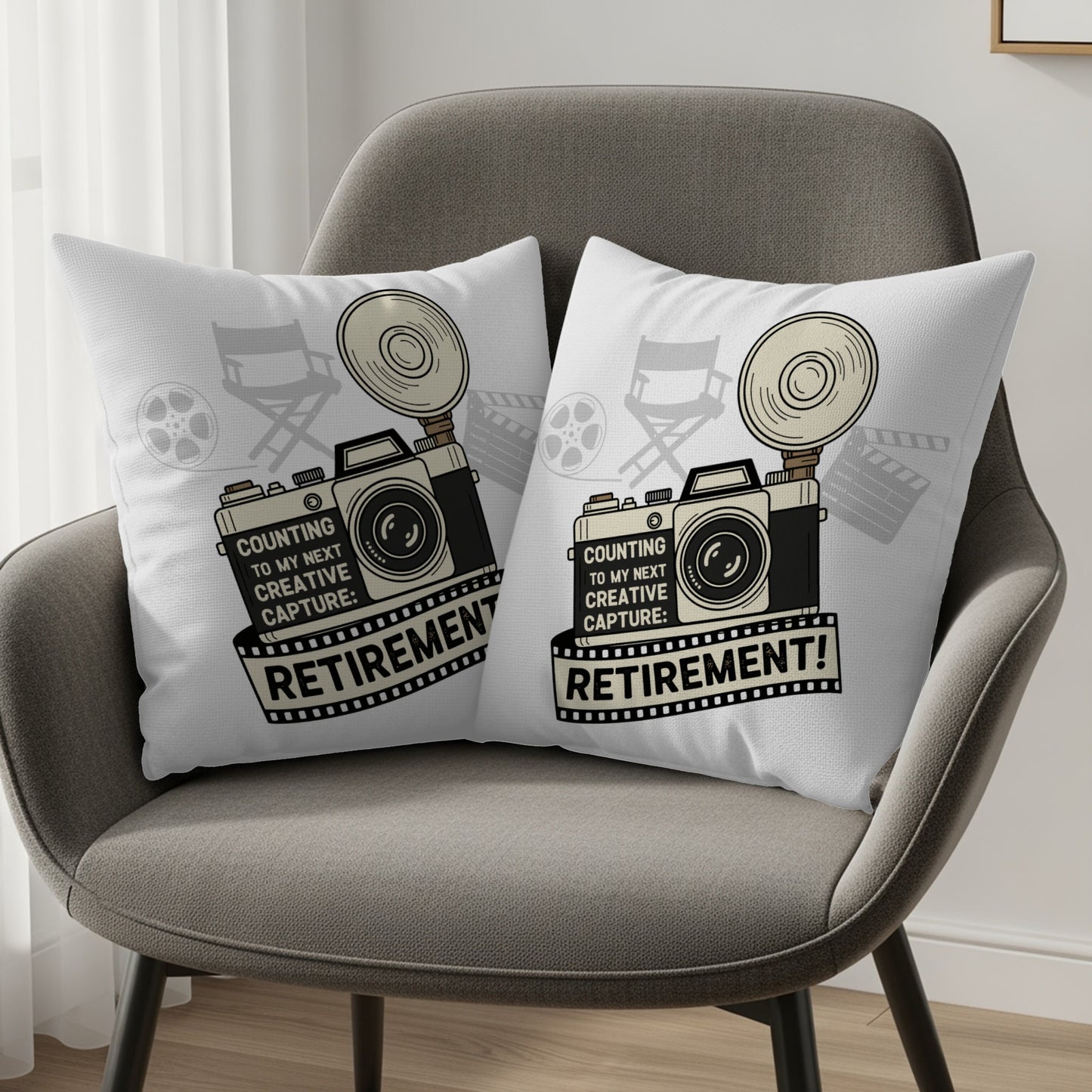 Counting to My Next Creative Capture Retirement | | Pillows & Pillow Cases - Retiree Gifts Retirement Party