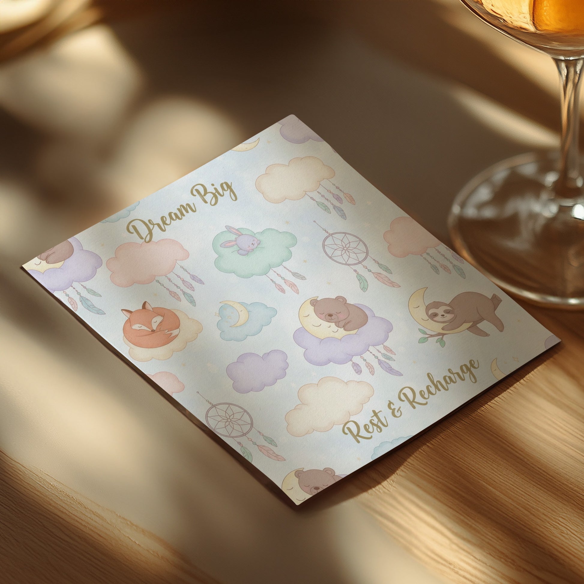 Dream Big Rest and Recharge Motivational Art Print