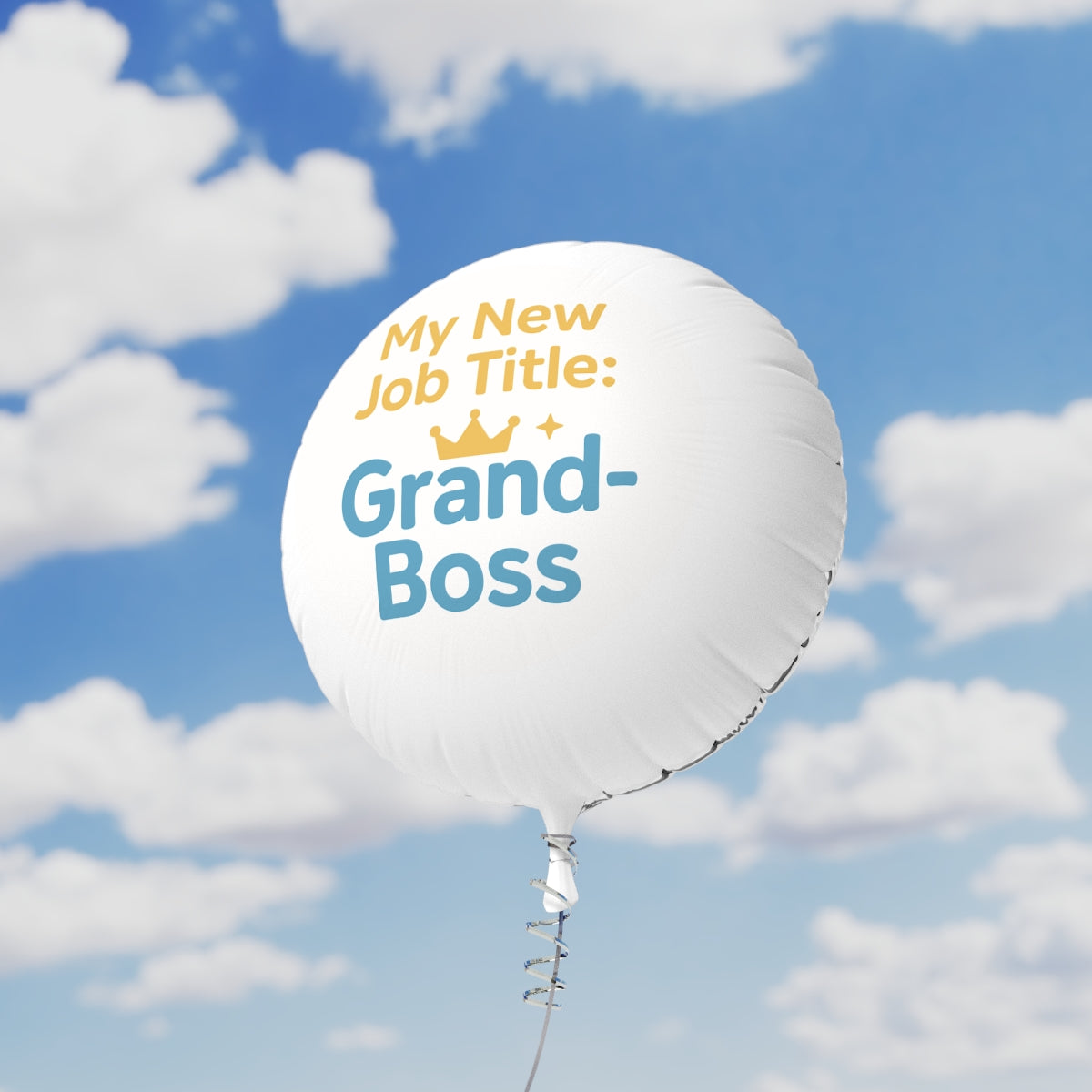 My New Job Title Grand Boss | Customizable Retirement Gift | Celebrate Retirement New Grandboss Title Mylar Ballons 11in or 22in - Retiree Gifts Retirement Party