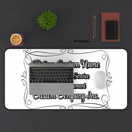 Personalized Large Desk Mat for Office or Home Decor
