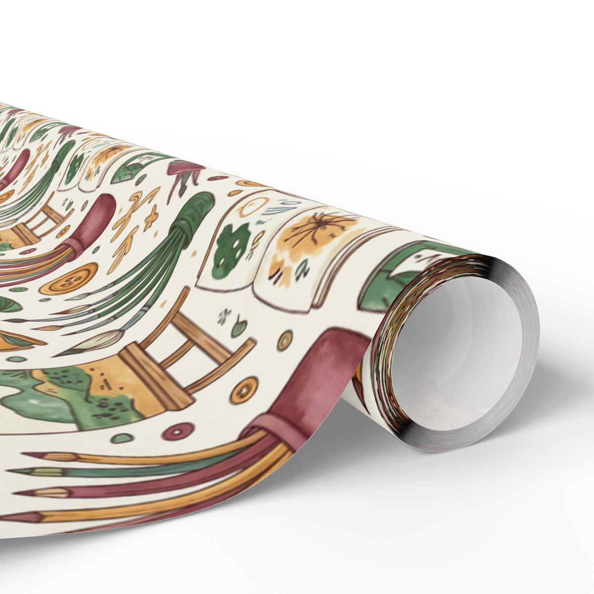 Creative Artistic Craft Wrap with Colorful Icons