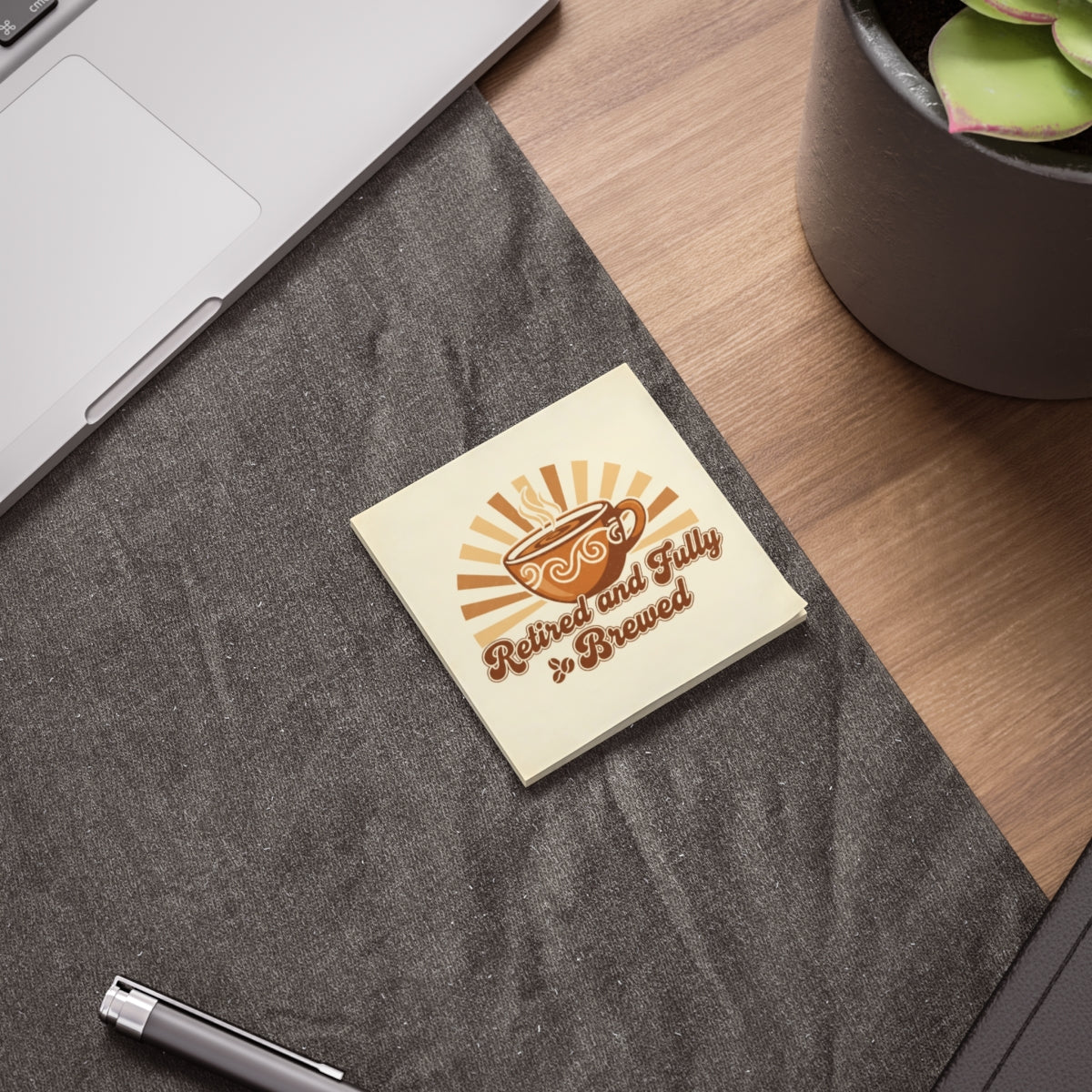 Retired and Fully Brewed Sticky Notes for Office