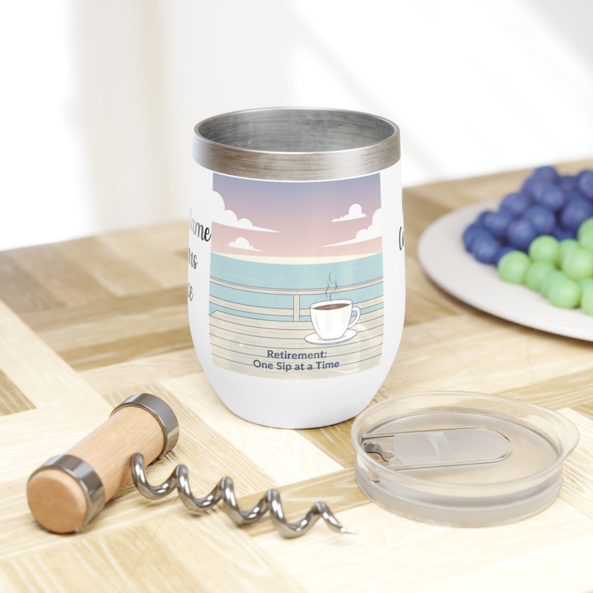 Retirement One Sip at a Time Travel Cup