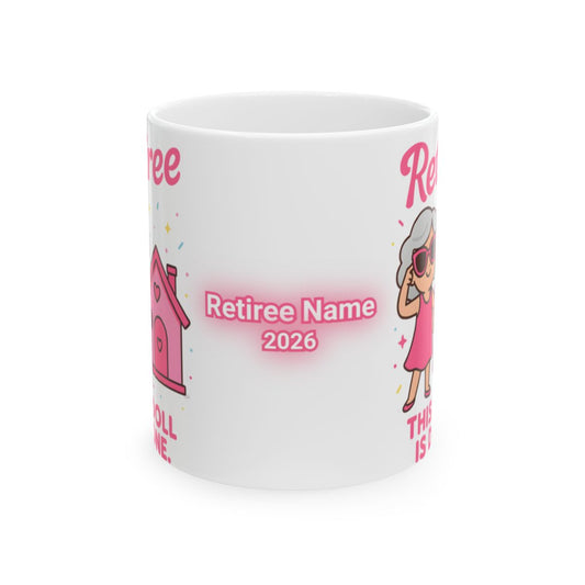 Customizable 'Retiree Name 2026' Retirement Mug