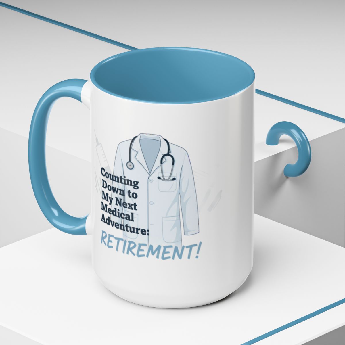 Counting Down to My Next Medical Adventure | Retirement Mugs - Retiree Gifts Retirement Party