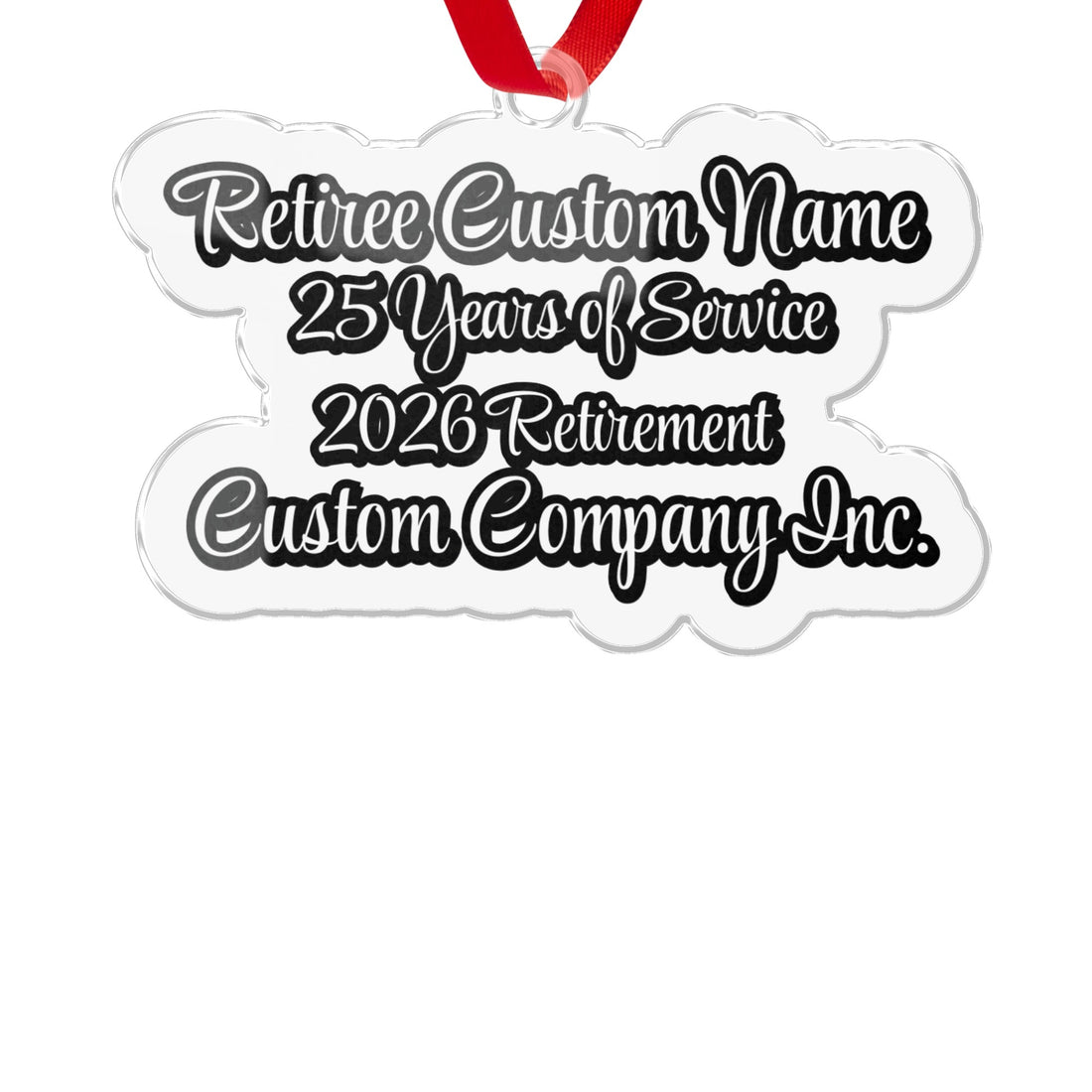 Retiree Custom Name 2026 Retirement Ornament