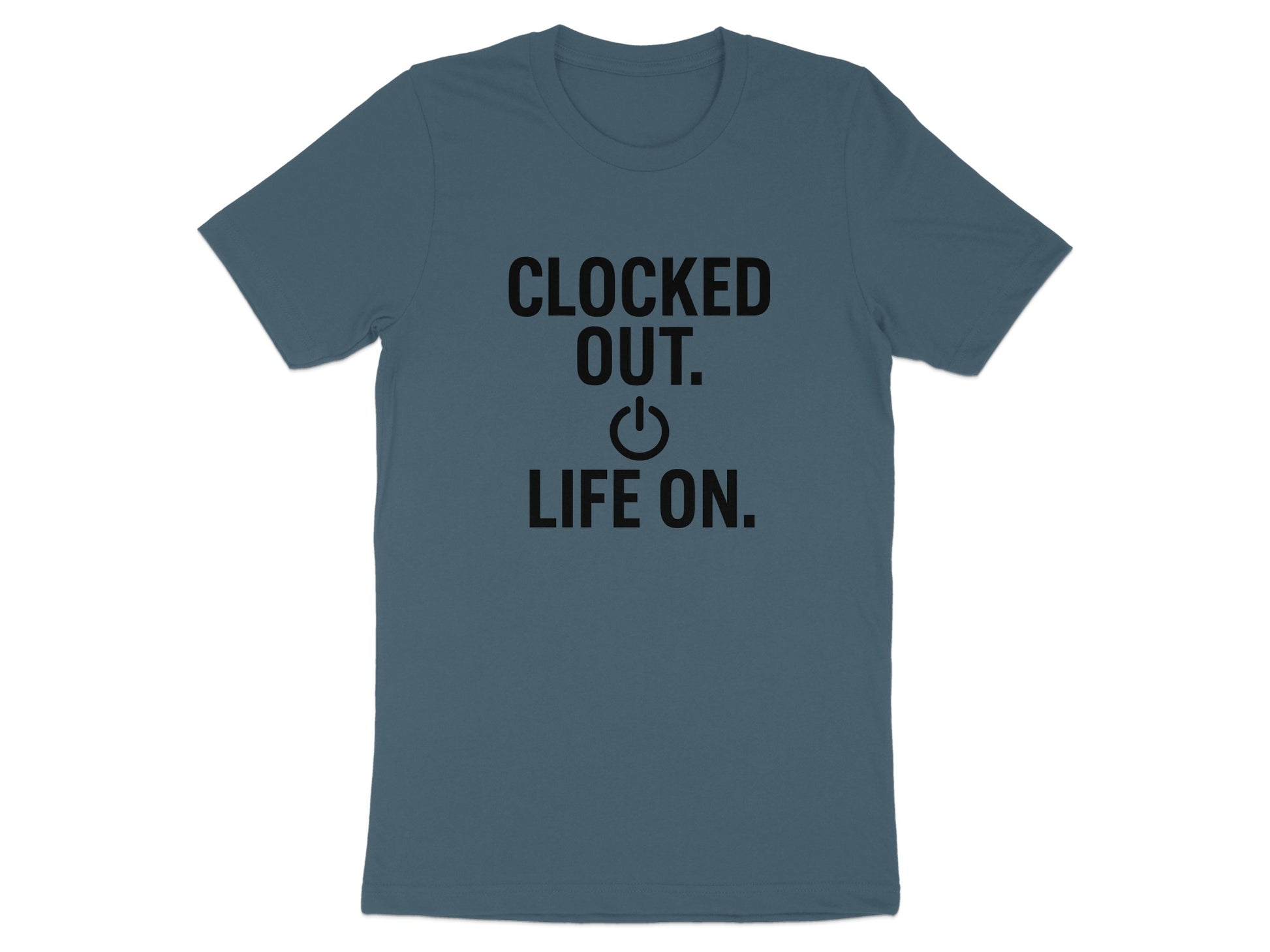 Clocked Out Life On Dark Heaterh Color Bella T-Shirts - Retiree Gifts Retirement Party