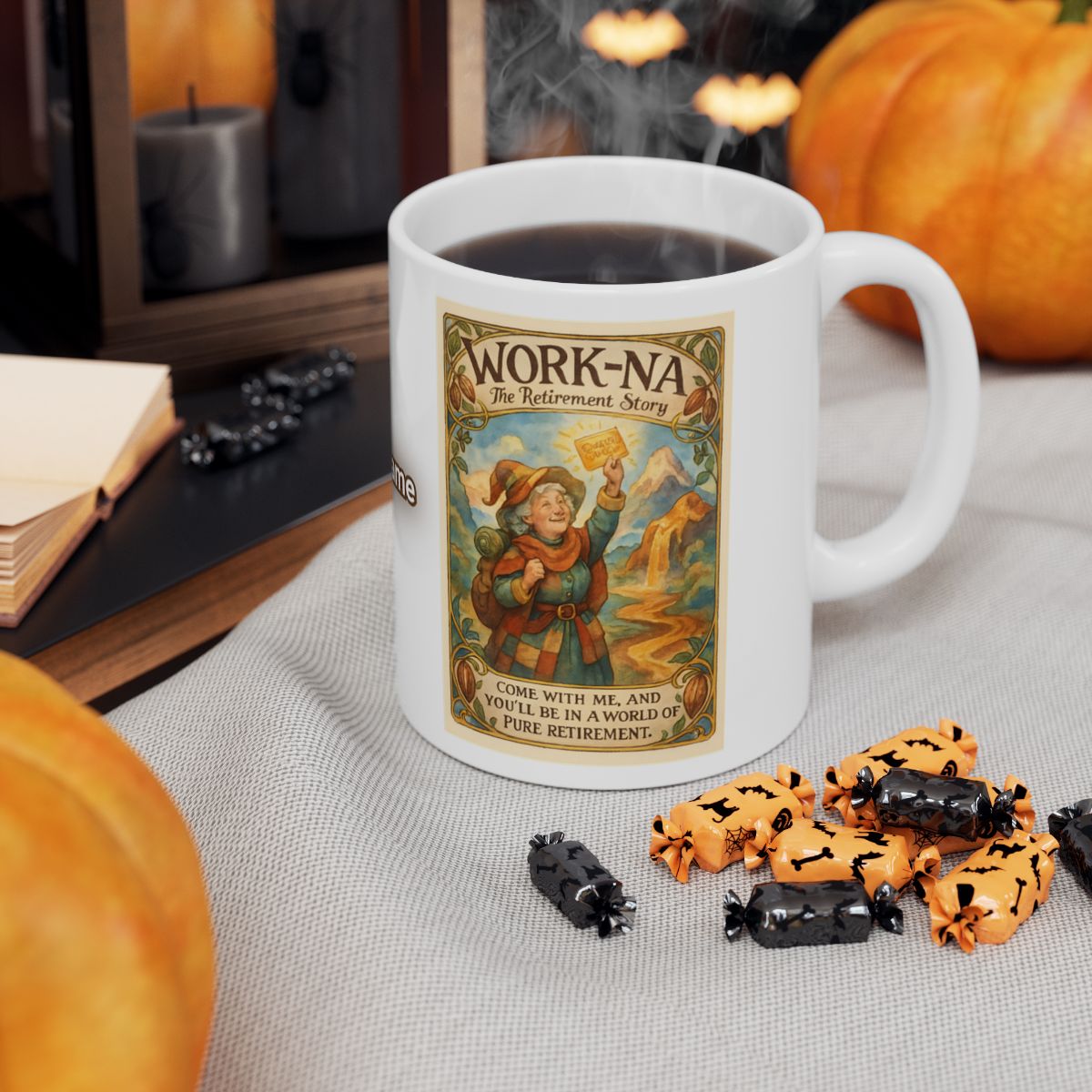 Funny Retirement Coffee Mug with Humorous Quote
