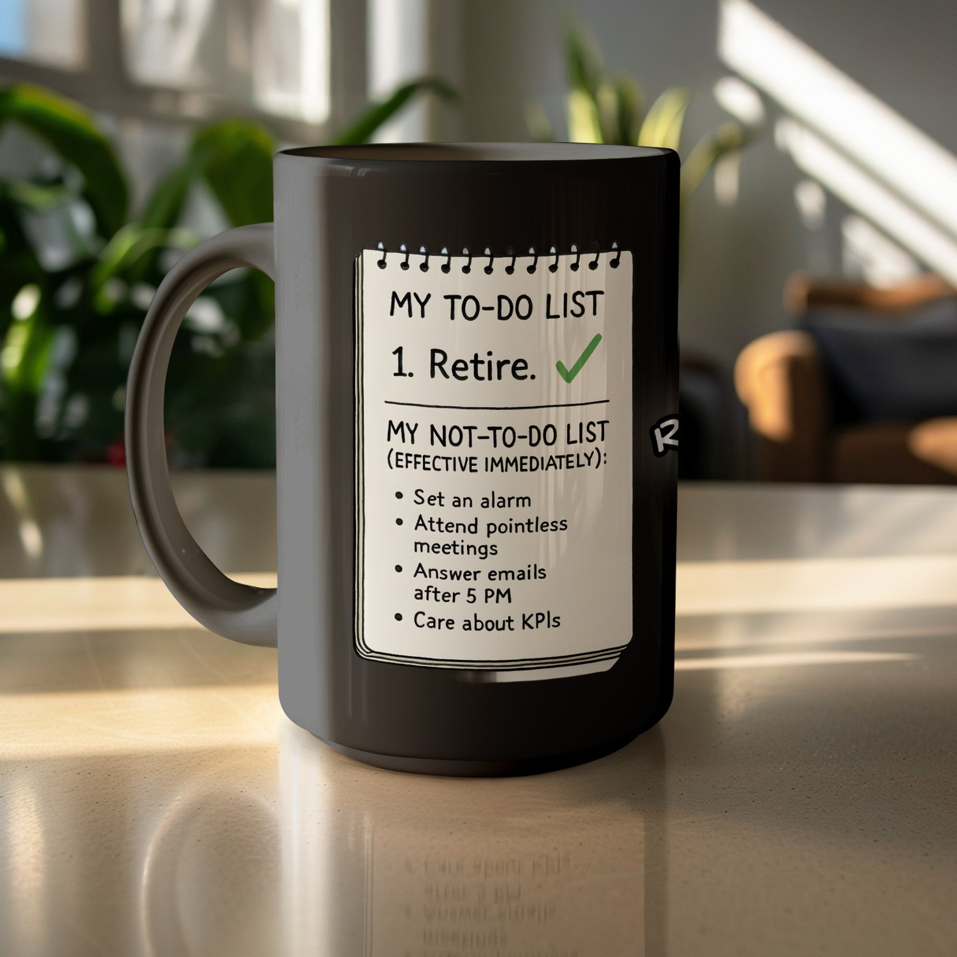 Funny To-Do List Coffee Mug for Morning Motivation