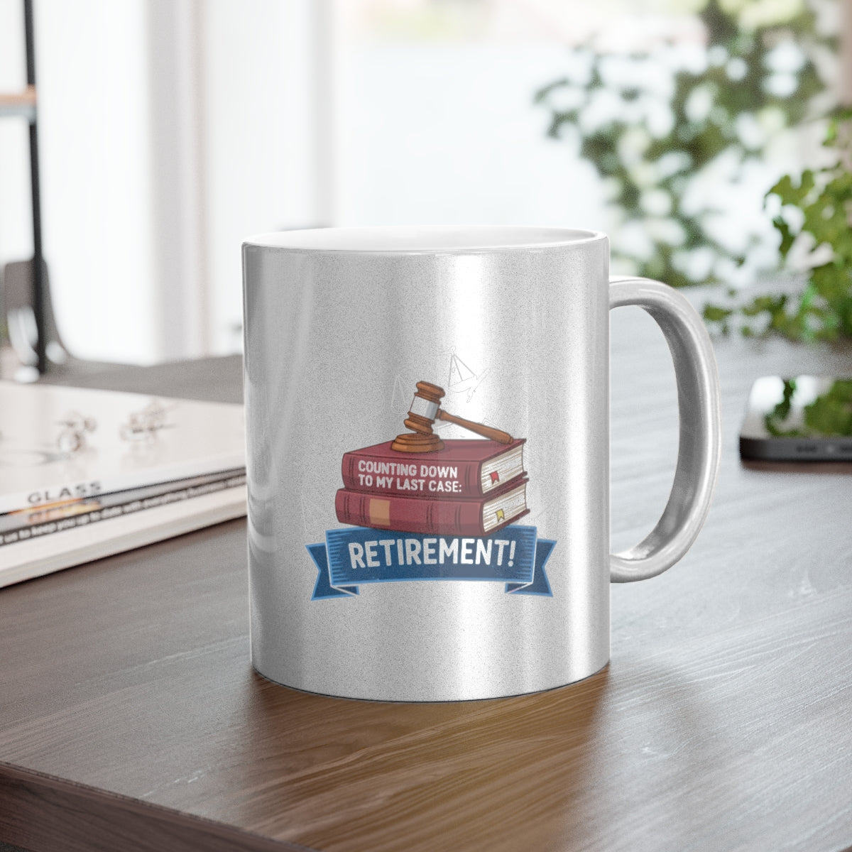 Counting Down to My Last Case Retirement | Fun Gift for Retiring Professionals Gold Silver Black Access Mugs - Retiree Gifts Retirement Party