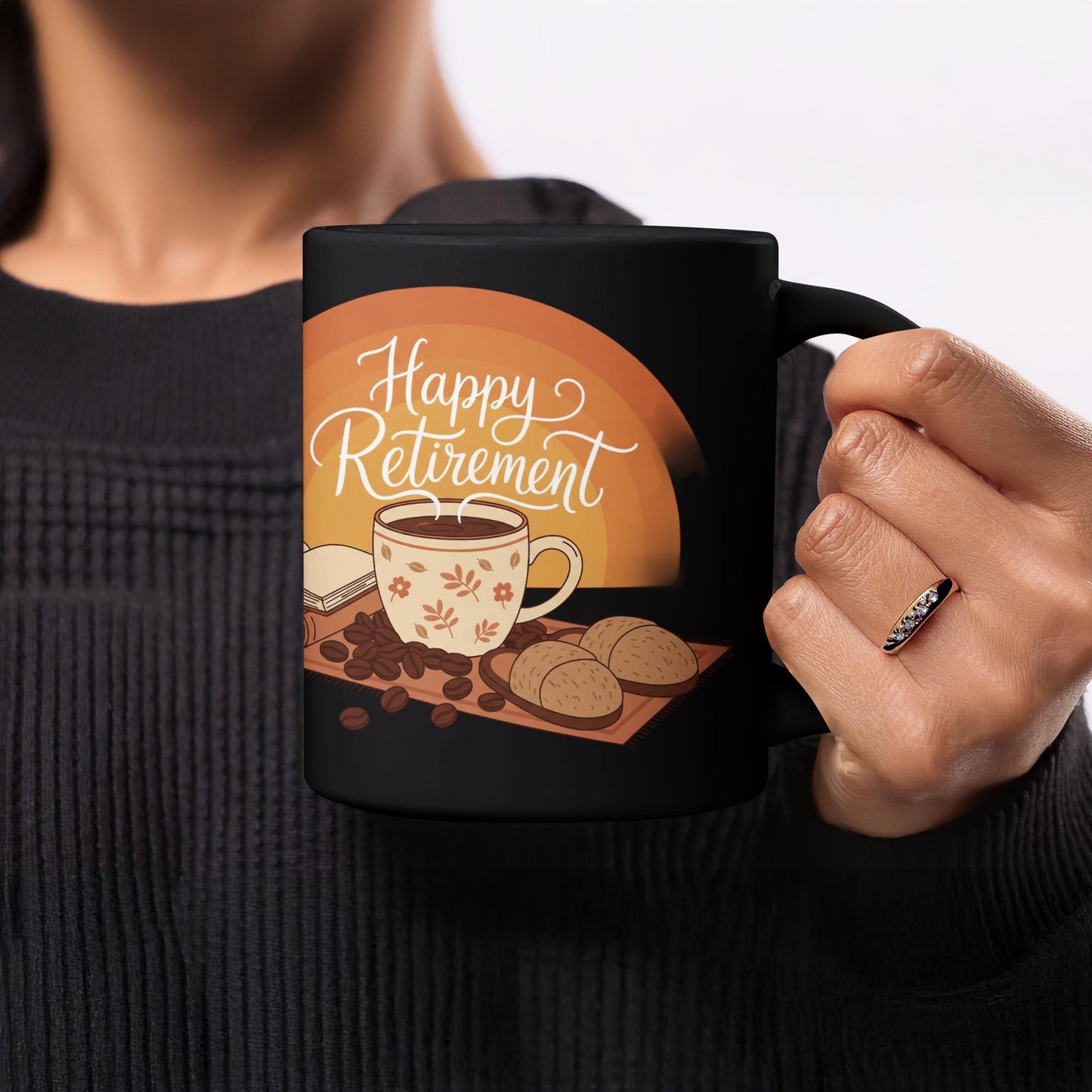 Happy Retirement Coffee Mug for Relaxing Moments