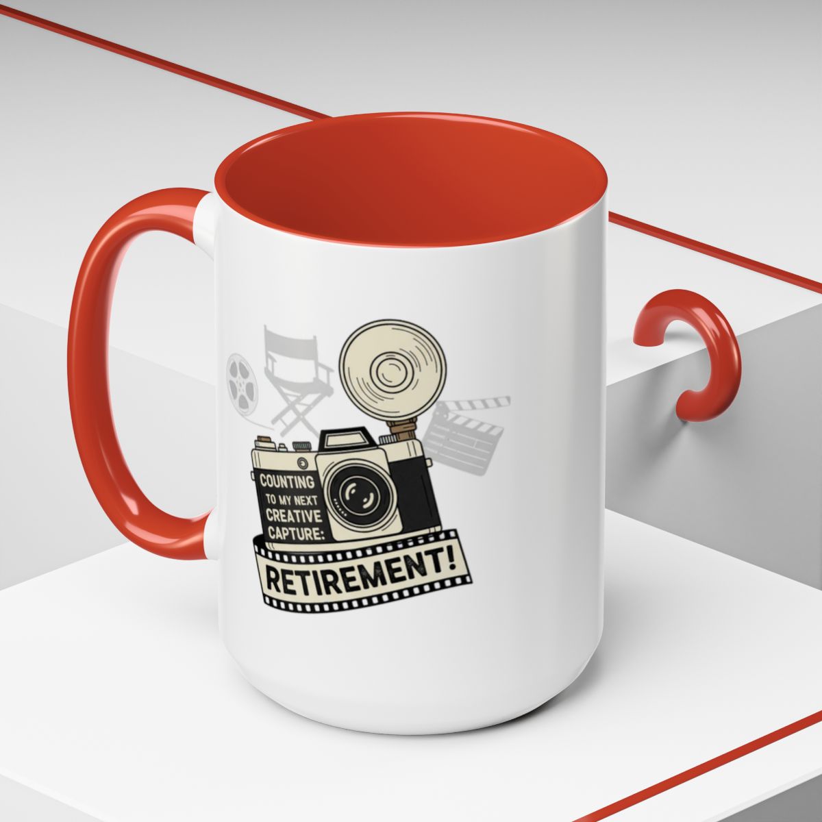 Counting to My Next Creative Capture | Retirement Gold Silver Black or Access Mugs - Retiree Gifts Retirement Party