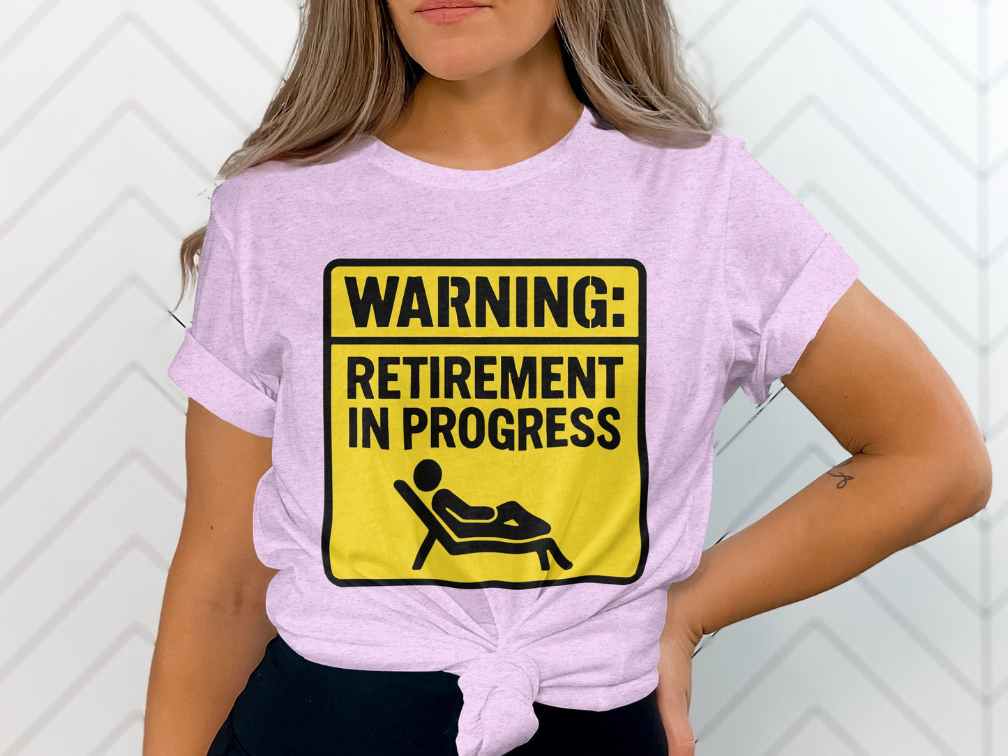 WARNING Retirement in Progress | The Golden Years Await | The Perfect Retirement Gift Soft Color Bella T-Shirts - Retiree Gifts Retirement Party