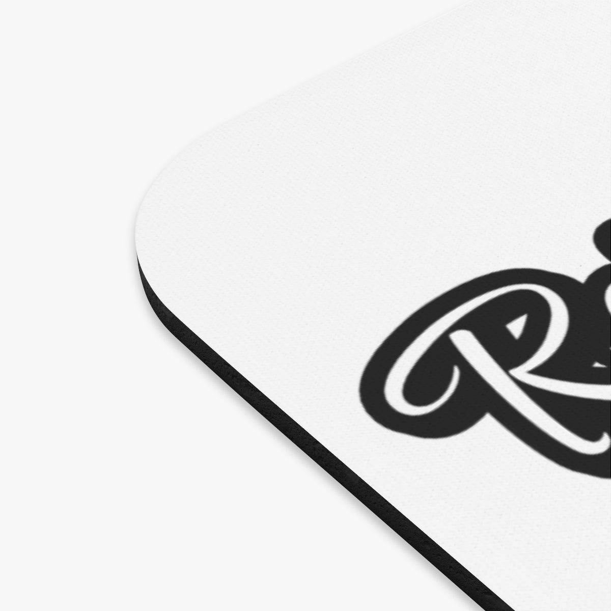 Stylish Designer White and Black Graphic Mouse Pad
