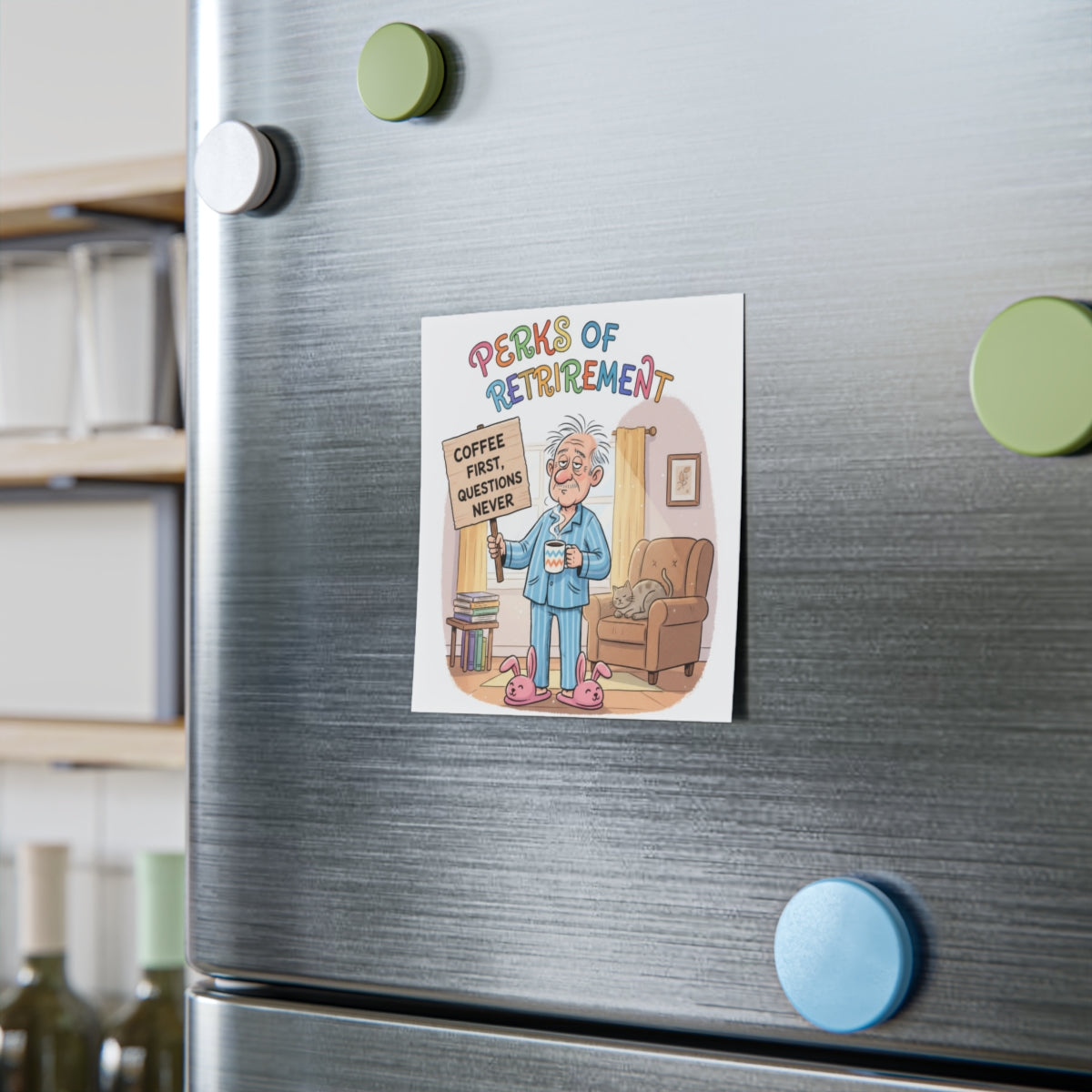Humorous Perks of Retirement Magnet