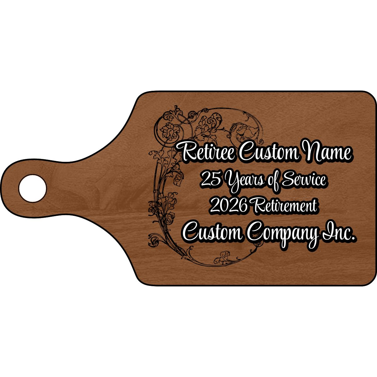 Retiree Custom Name 25 Years of Service Retirement Gift