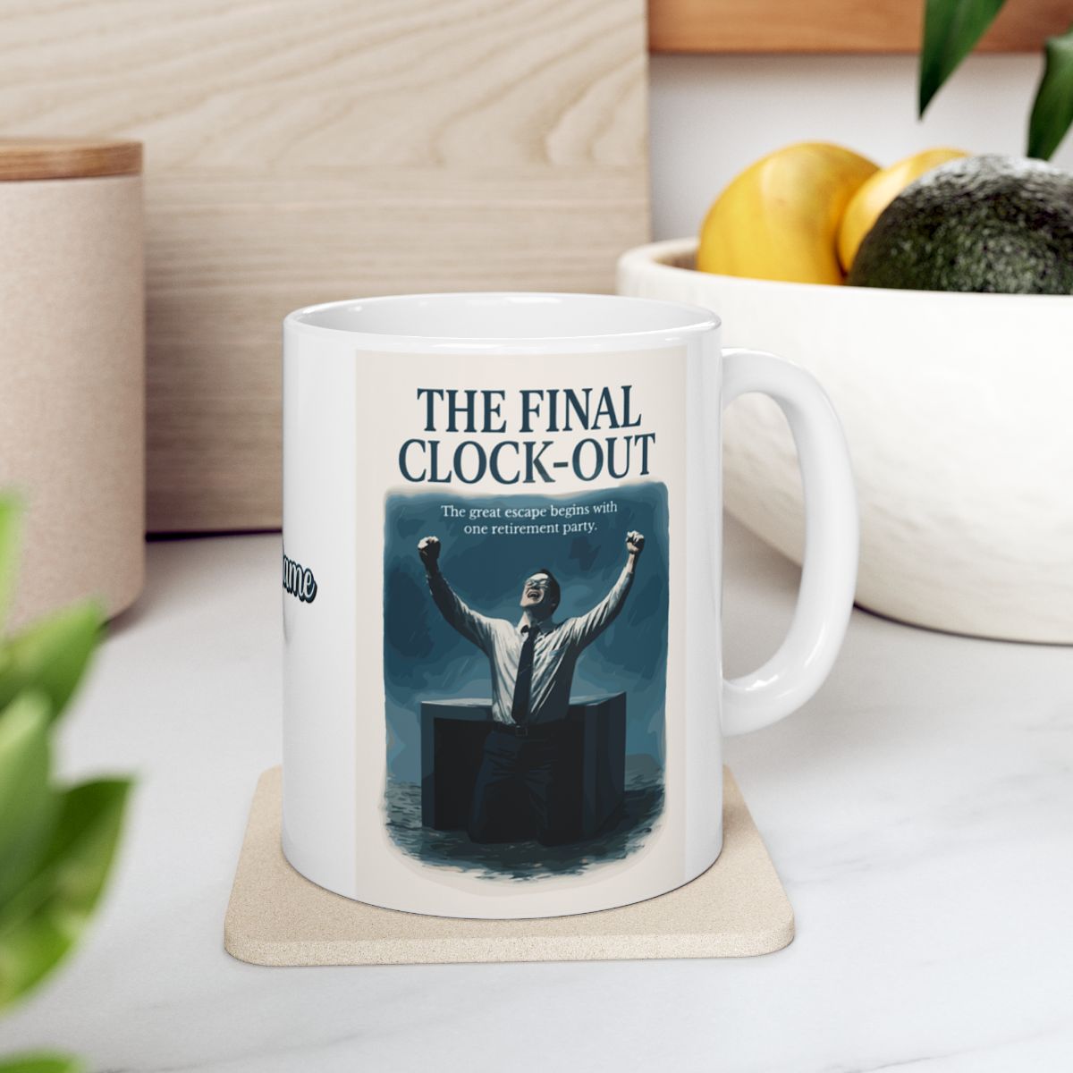 The Final Clock-Out The Great Escape Personalized Retirement | Celebrate Freedom | Personalized Microwavable Ceramic Mugs 11oz 15oz 20o - Retiree Gifts Retirement Party