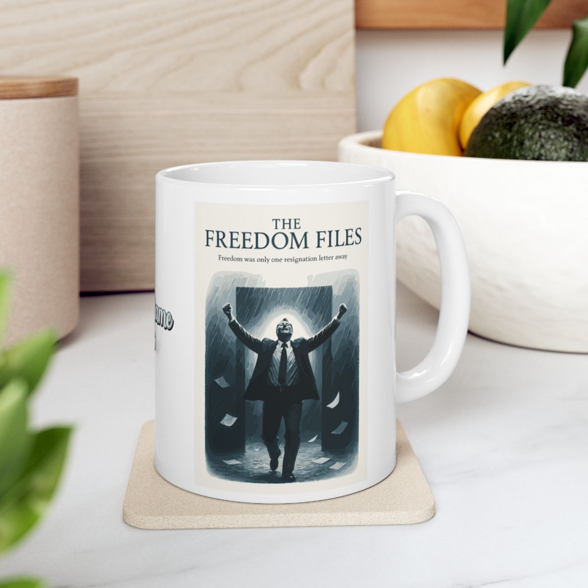 The Freedom Files Freedom was Only One Away | |Perfect retirement gifts for all Personalized Microwavable Ceramic Mugs 11oz 15oz 20o - Retiree Gifts Retirement Party