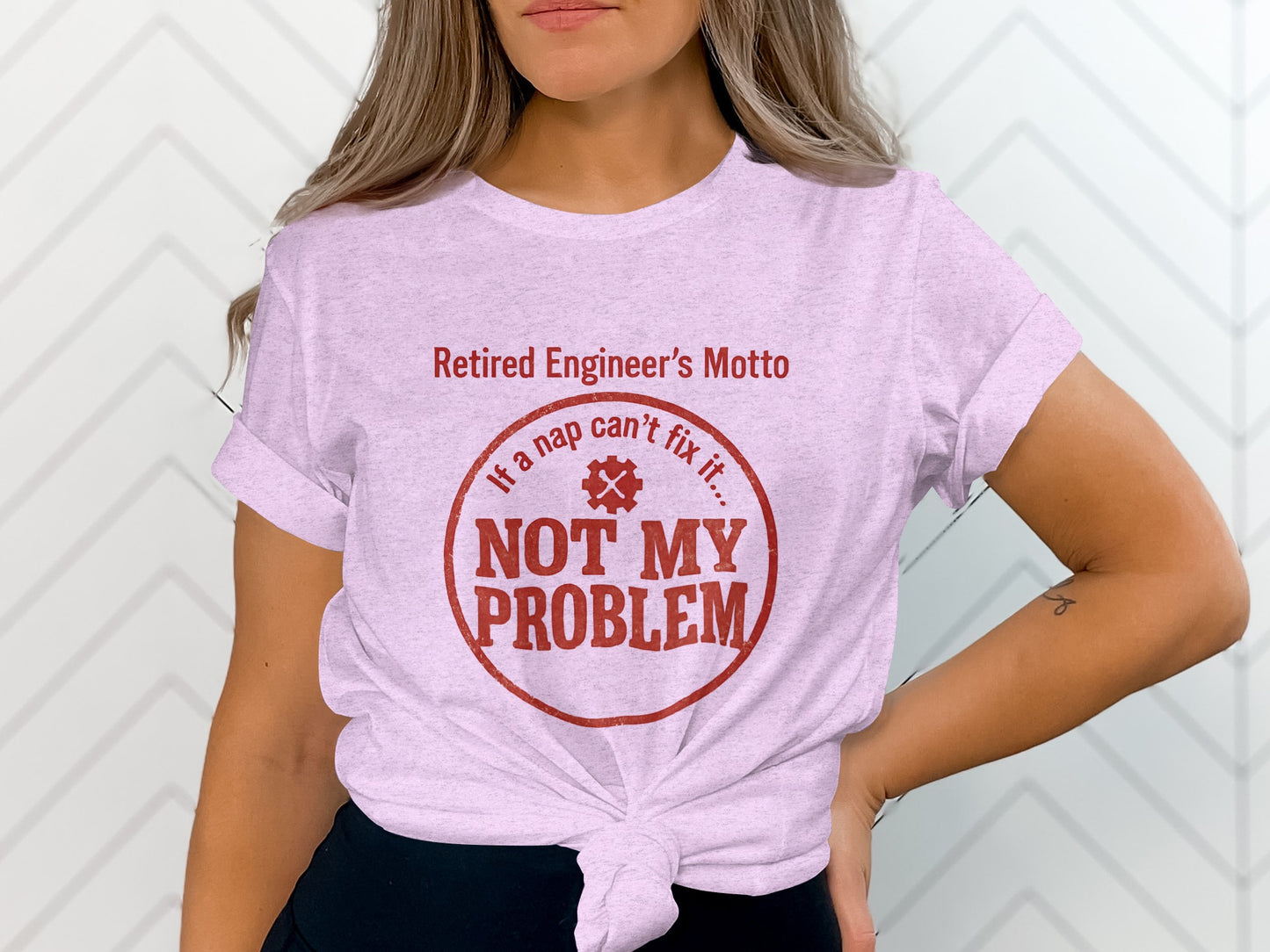 Not My Problem | If a nap cant fix it | Celebrate retirement Soft Color Bella T-Shirts - Retiree Gifts Retirement Party