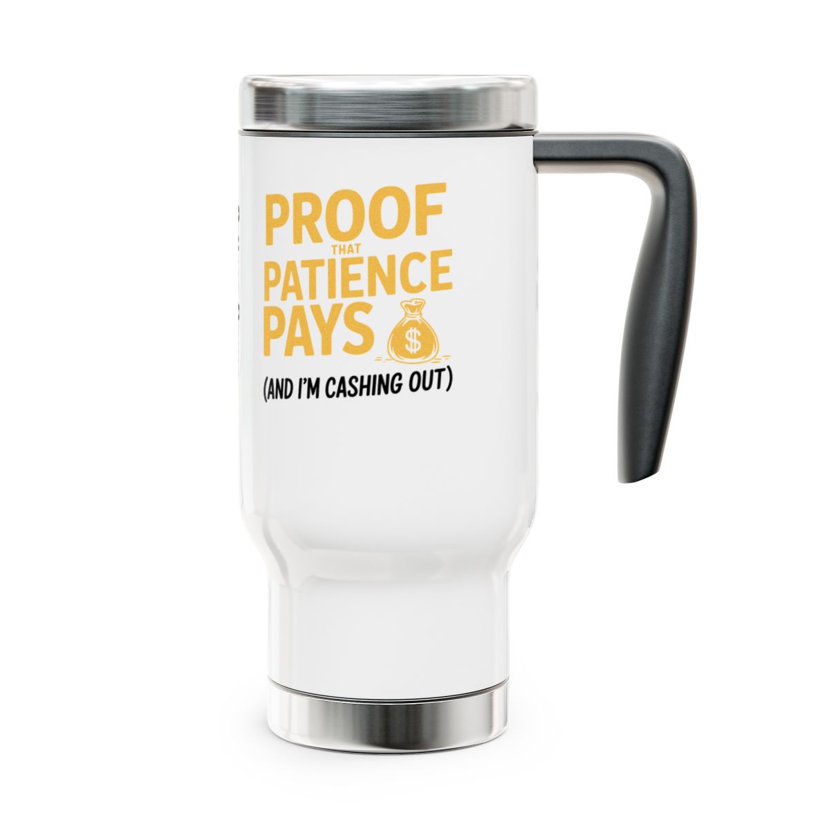 Personalized Retirement Travel Mug (Tumbler) – “Funny Retirement De Stainless Steel” - Retiree Gifts Retirement Party