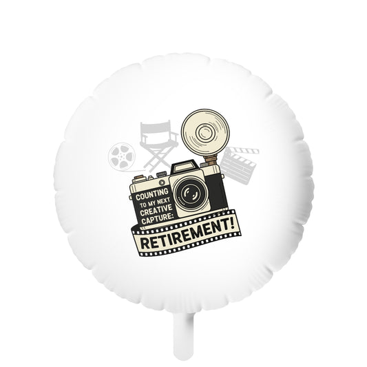 Counting To My Next Creative Capture Retirement | Retirement | Celebrate with a Personalized 11in or 22in Mylar Ballon - Retiree Gifts Retirement Party