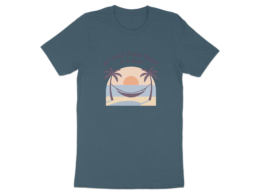 My Only Plan Today Is A Nap | Perfect Gift for Retirees | Dark Heaterh Color Bella T-Shirts - Retiree Gifts Retirement Party