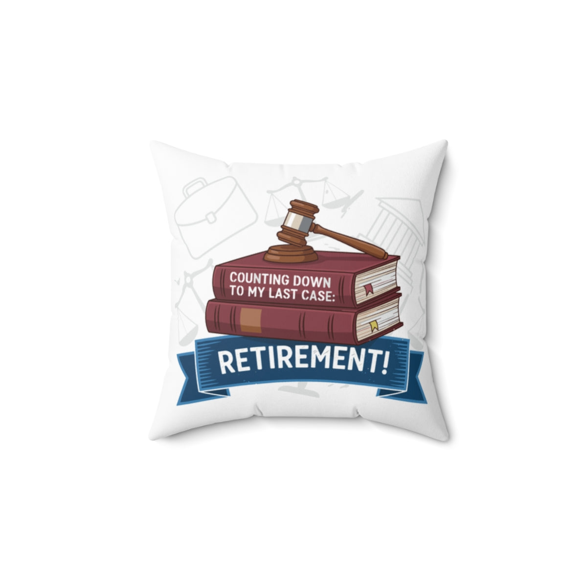 Counting Down Last Case Retirement Retirement Pillows & Pillow Cases - Retiree Gifts Retirement Party