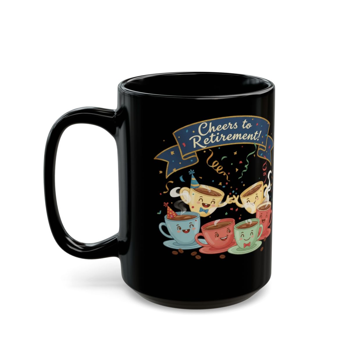 Cheers to Retirement Colorful Mug