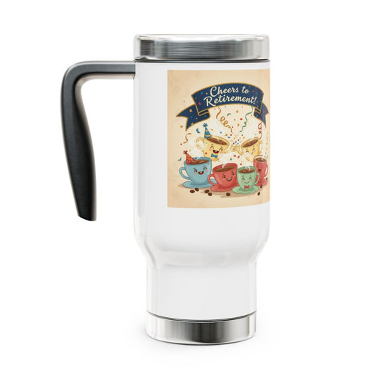 Cheers to Retirement Colorful Travel Mug