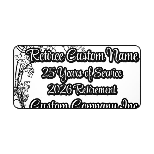 Custom Personalized 2026 Retirement Service Sign