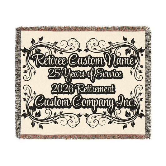25 Years of Service 2026 Retirement Custom Blanket product