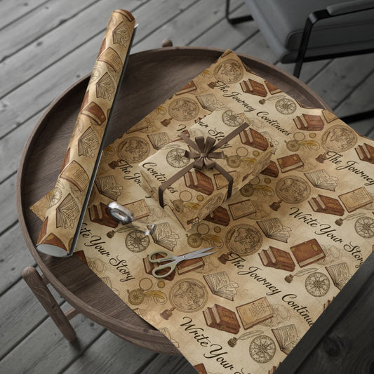 Write Your Story Wrapping Paper for Unique Gifts
