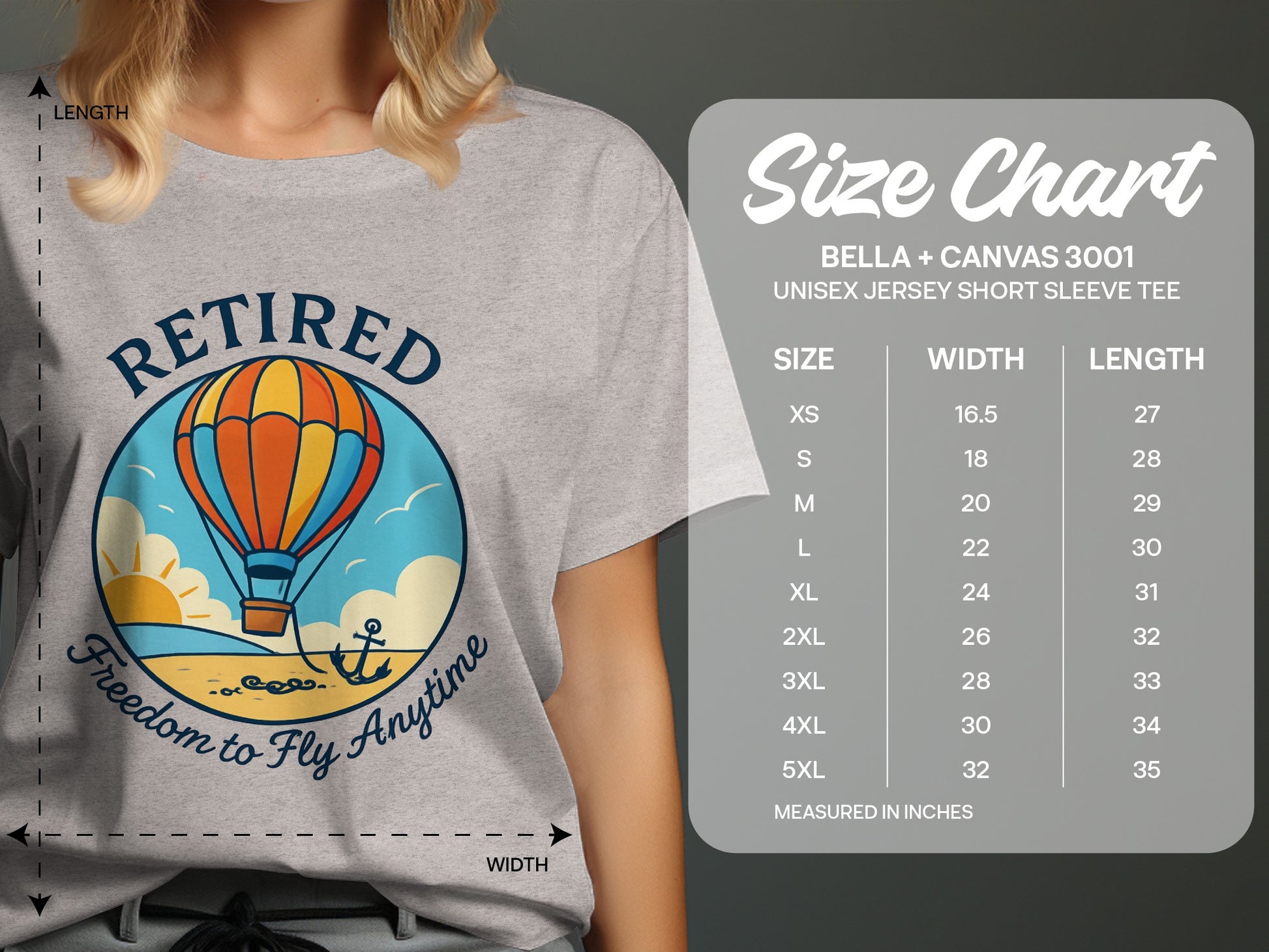 Retired Freedom to Fly Anytime | Ideal Retirement Gift | Soft Color Bella T-Shirts - Retiree Gifts Retirement Party