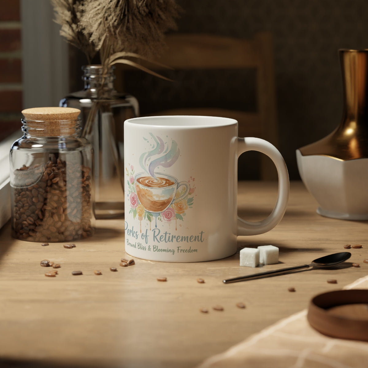 Perks of Retirement Coffee Mug for Blissful Freedom