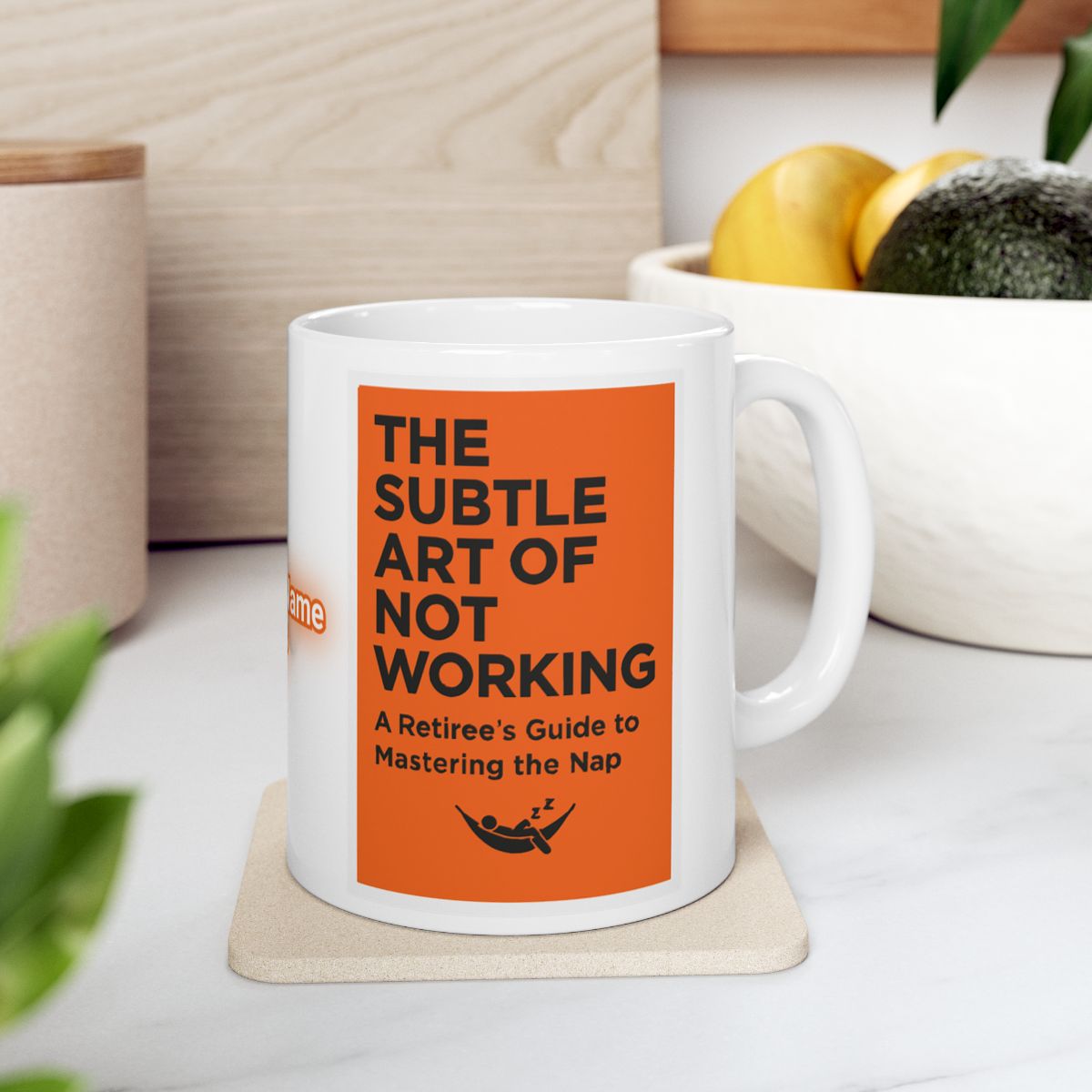 The Subtle Art of Not Working Retirement Guide Mug