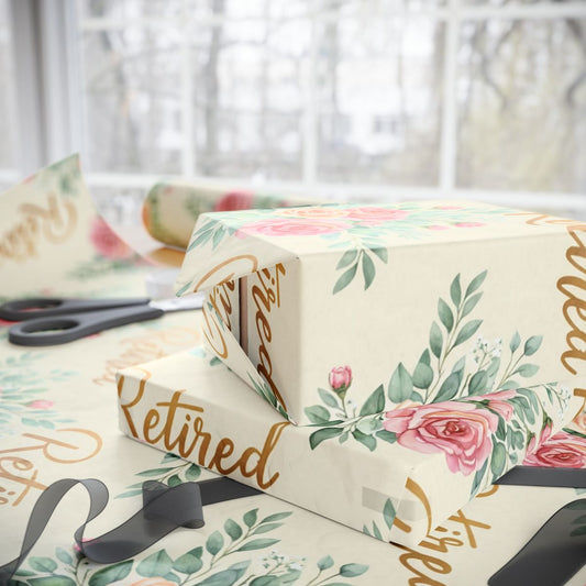 Beautiful Floral Retired Wrapping Paper Product