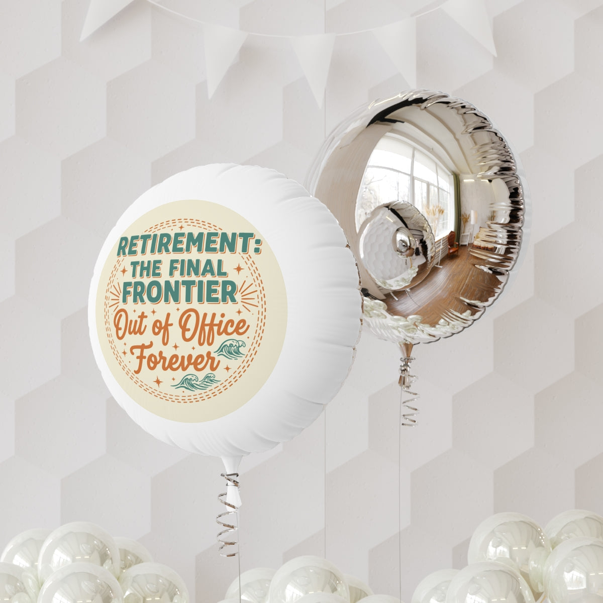 Retirement The Final Frontier Out of Office Forever | Retirement The Final Frontier | Personalized 11in or 22in Mylar Ballon - Retiree Gifts Retirement Party