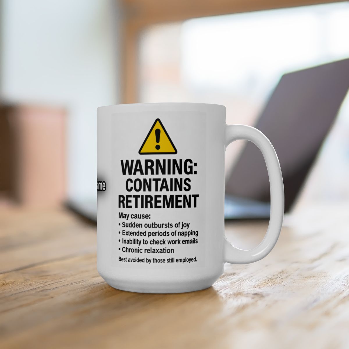 Warning Contains Retirement Funny Coffee Mug Product
