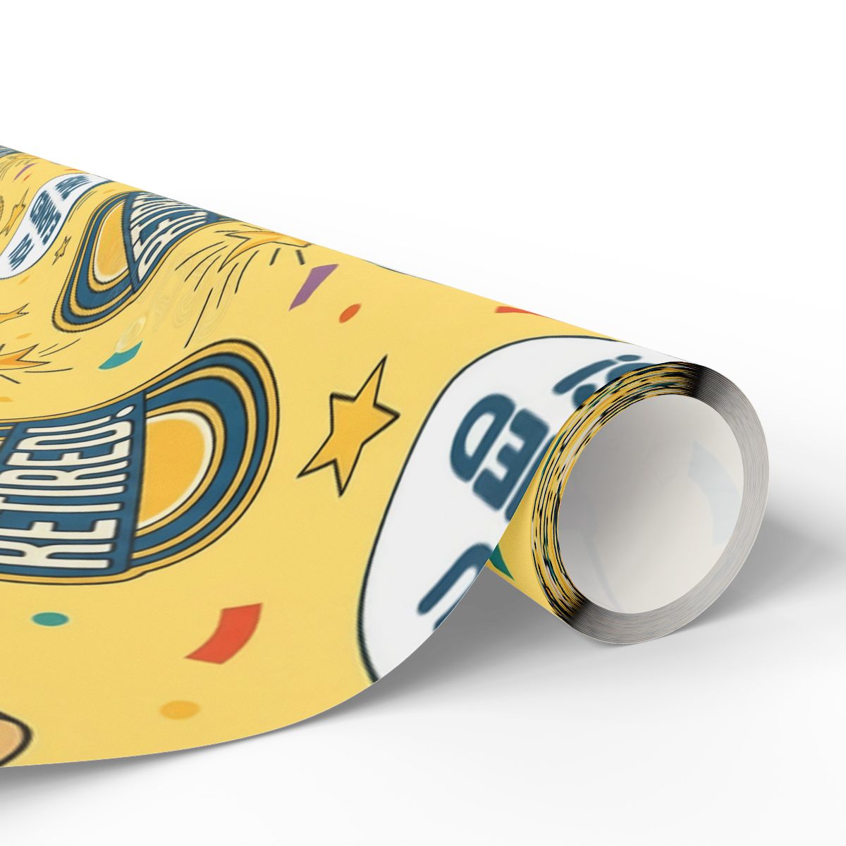 Celebration Themed Wrapping Paper Roll for Festive Gifts