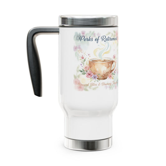 Perks of Retirement Travel Mug for Enjoying Hot Beverage