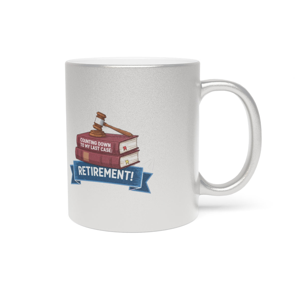 Counting Down to My Last Case Retirement | Fun Gift for Retiring Professionals Gold Silver Black Access Mugs - Retiree Gifts Retirement Party
