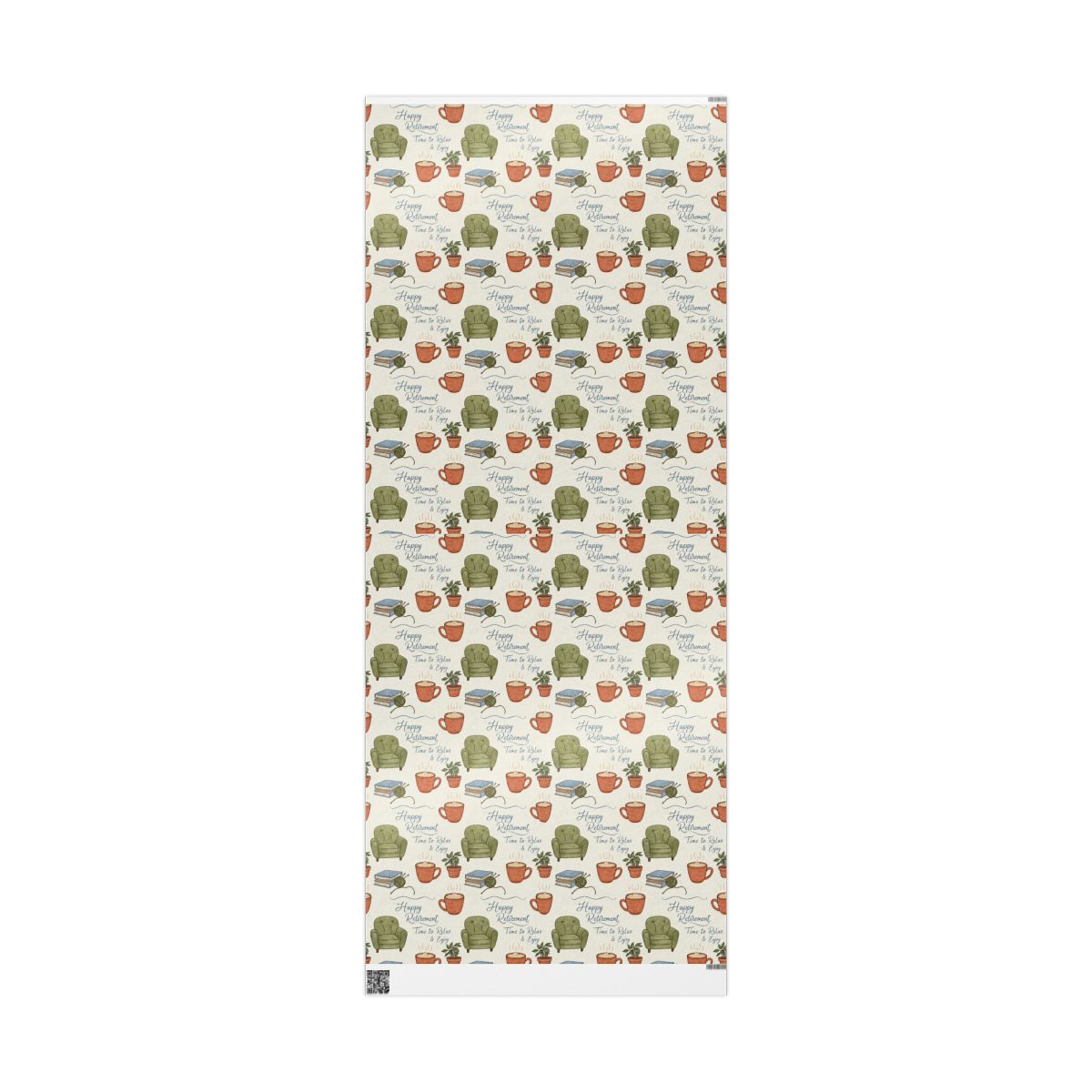Whimsical Green and Orange Illustrated Art Wall Decor